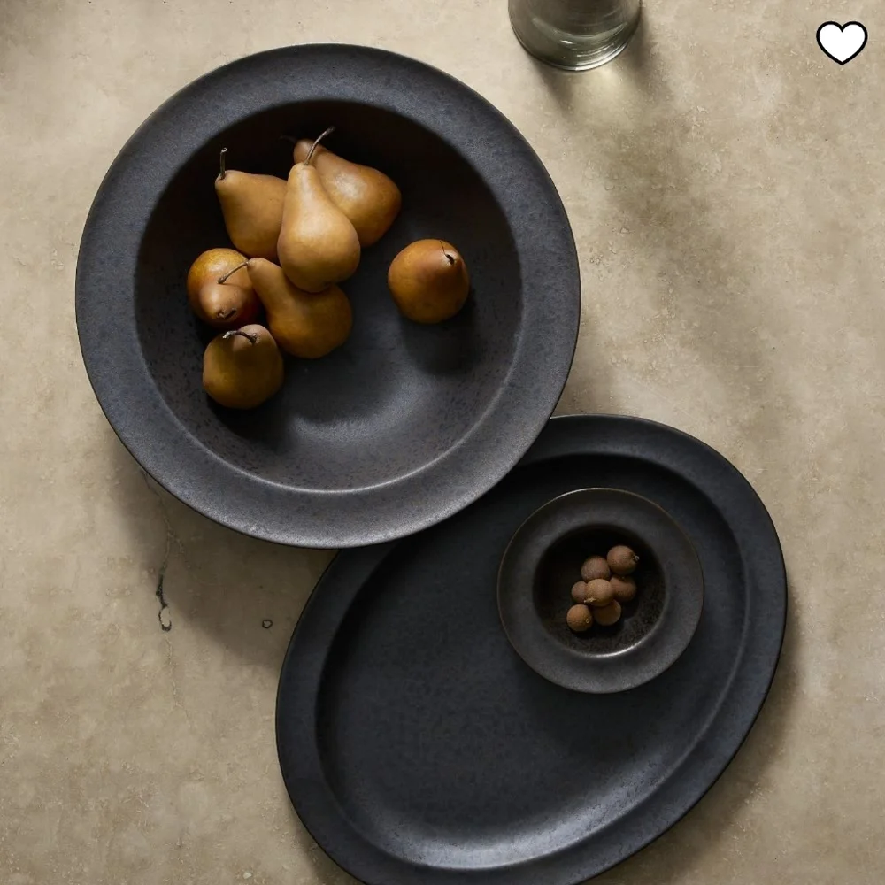 (354) WEST ELM Lucia Wide Rim Serving Bowl, Size L